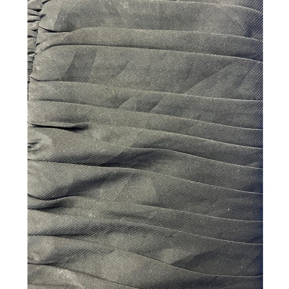 Aidan Mattox Dress 2 Black Ruched Bodycon‎ Sleeveless LBD Padded Bust Stretch - Picture 11 of 12